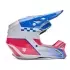 Casque Cross Fox V1 Collect Bleu Rose
