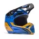 Casque Cross Fox V1 Collect Bleu Jaune