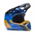 Casque Cross Fox V1 Collect Bleu Jaune