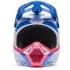 Casque Cross Fox V1 Collect Bleu Rose