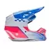 Casque Cross Fox Enfant V1 Collect Bleu Rose