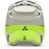 Casque Cross Fox Enfant V1 Collect Gris Jaune