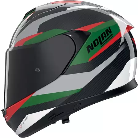 Casque Nolan X-904 Ultra Carbon Calibro Noir Gris Vert