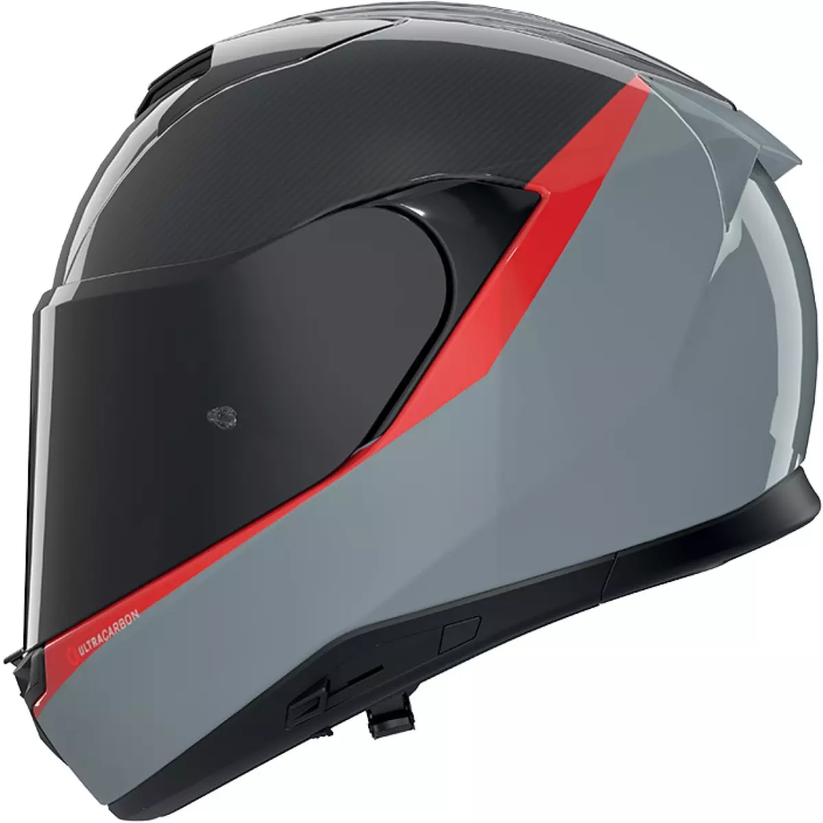 Casque Nolan X-904 Ultra Carbon Verniciatura Speciale Gris Rouge