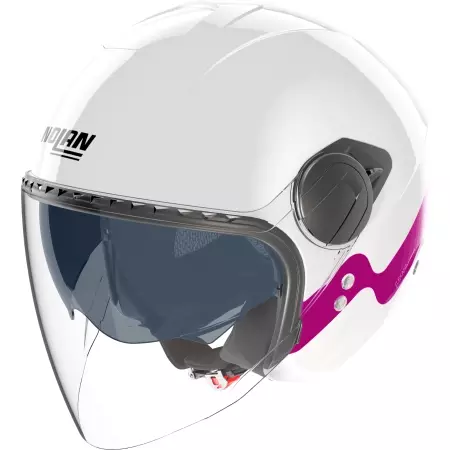 Casque Nolan N20-2 Visor Zefiro Blanc Rose
