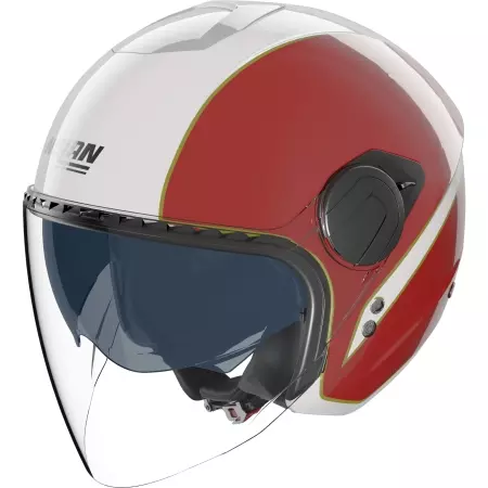 Casque Nolan N20-2 Visor Tricolore Blanc Vert Rouge