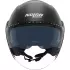 Casque Nolan N20-2 Visor Zefiro Noir Gris