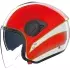 Casque Nolan N20-2 Visor Tricolore Blanc Vert Rouge