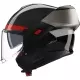 Casque Nolan N120-1 Blocco 357 Noir Rouge Gris