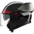 Casque Nolan N120-1 Blocco 357 Noir Rouge Gris