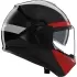 Casque Nolan N120-1 Blocco 357 Noir Rouge Gris