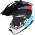 Casque Nolan N70-2 X 06 Turbine 350 Blanc Noir Bleu Rouge