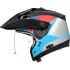 Casque Nolan N70-2 X 06 Turbine 350 Blanc Noir Bleu Rouge
