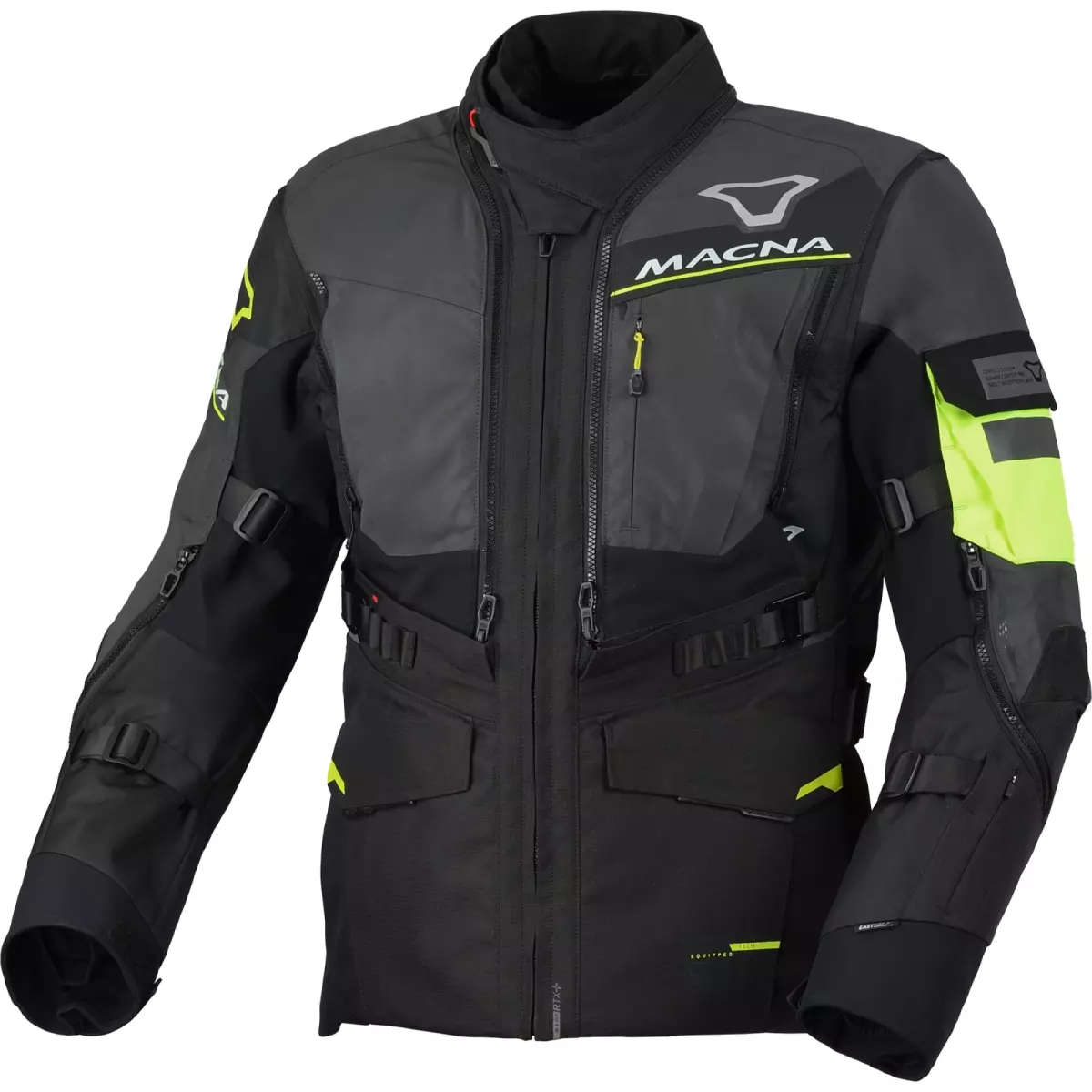 Blouson Macna Flexodus Night Eye Noir Jaune