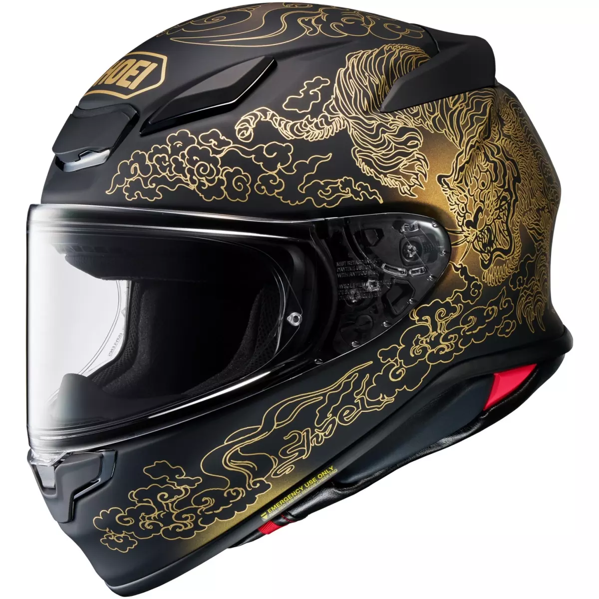 Casque Shoei NXR2 Fearless TC5 Noir Or
