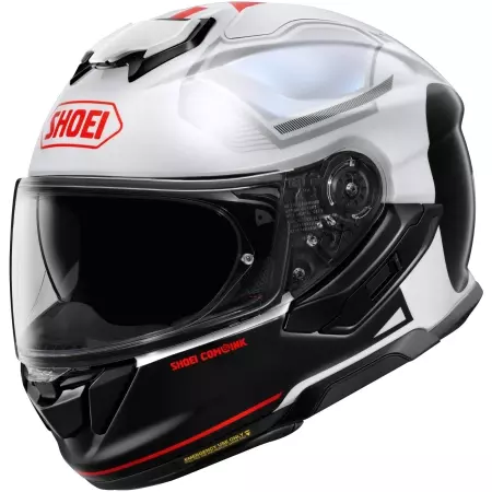 Casque Shoei GT-Air 3 Mike TC6 Blanc Noir Rouge - Casque Intégral SHOEI