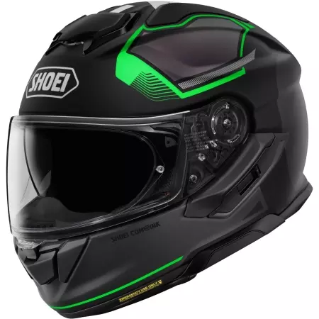 Casque Shoei GT-Air 3 Mike TC4 Noir Vert - Casque Intégral SHOEI