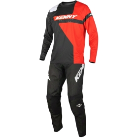 Pack Tenue Cross Maillot + Pantalon Kenny Raptor Rouge Noir