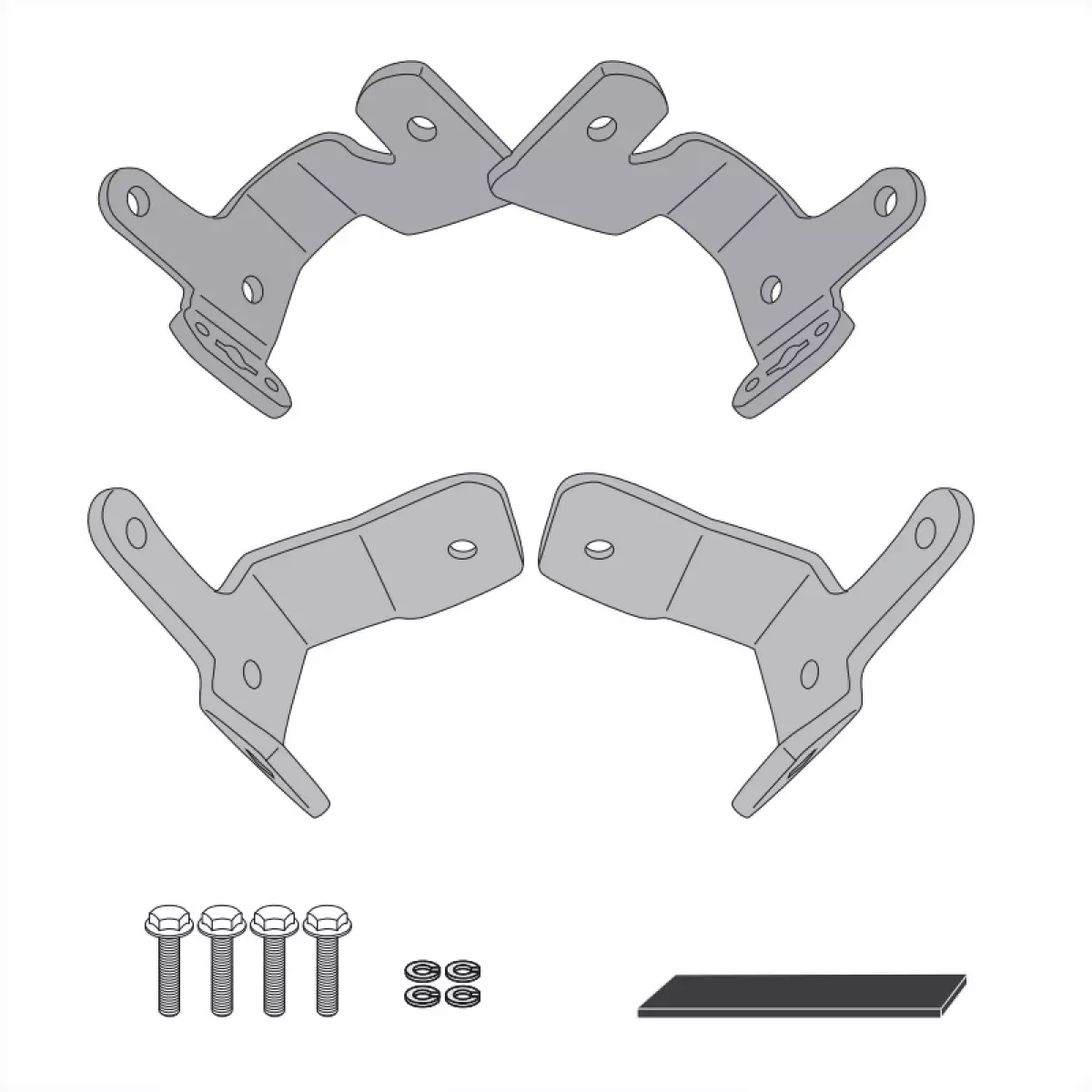 Kit Fixation Givi Pour Support Latéral PX1192 Honda NC750X - 1192KITPX