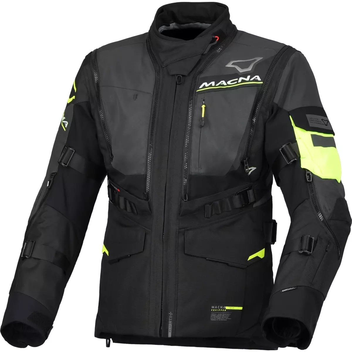 Blouson Femme Macna Flexodus Night Eye Noir Jaune