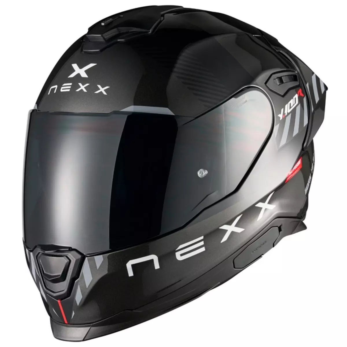 Casque Nexx Y.100R Fade Noir Rouge