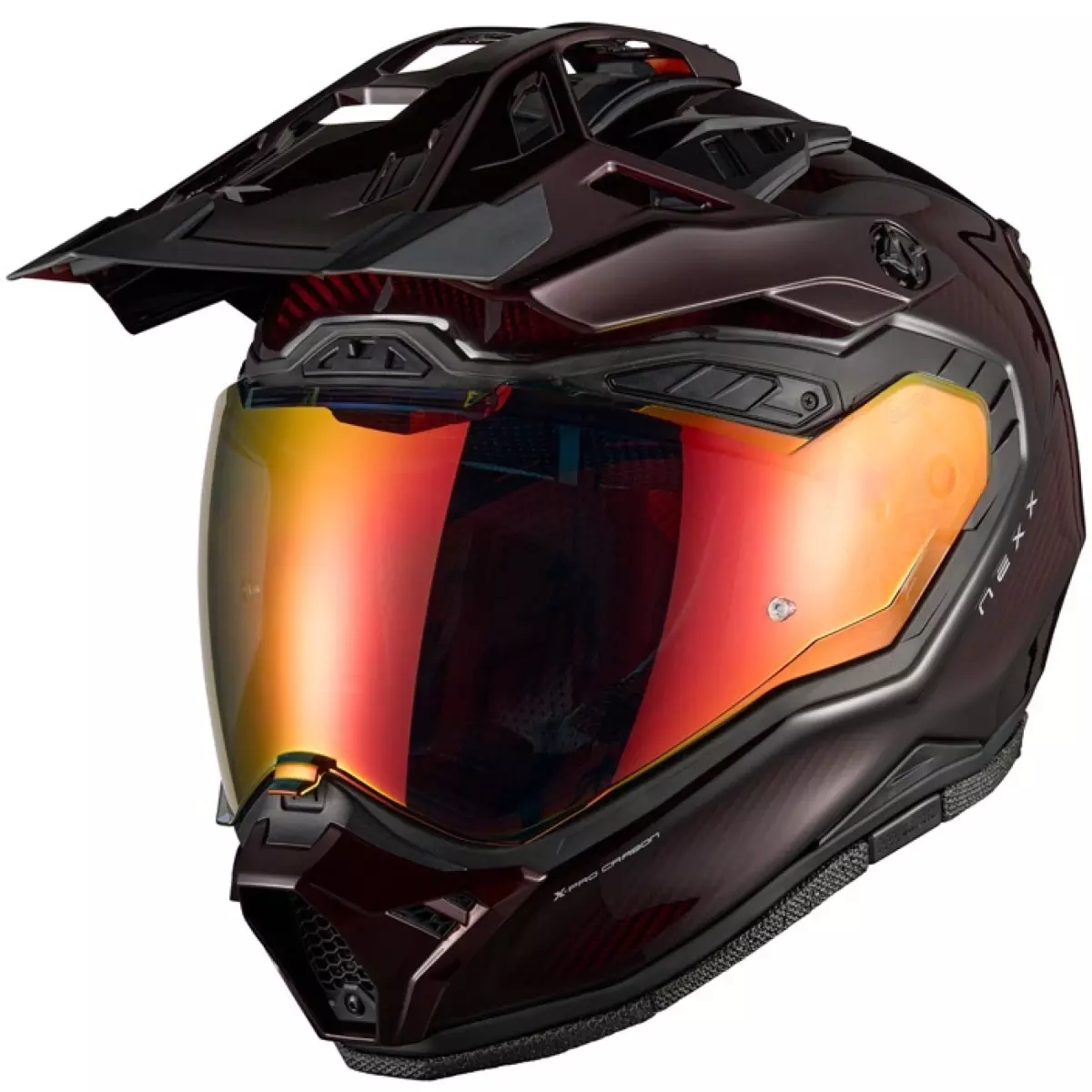 Casque Nexx X.Rally Namib Carbone Rouge