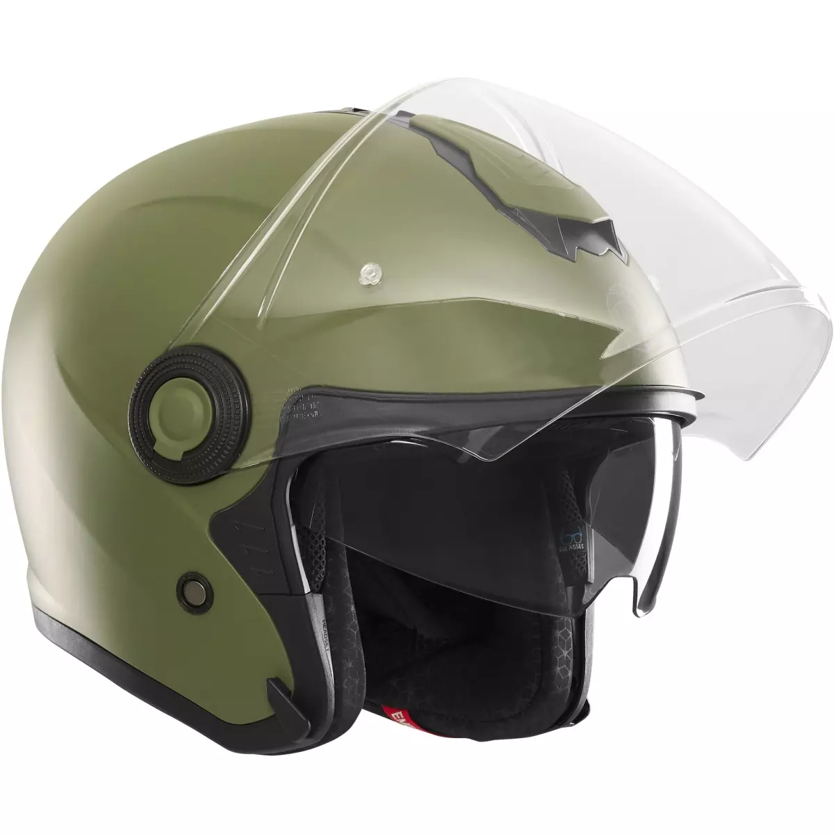 Casque Jet Kokpit K-303 Solid Kaki Mat