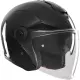 Casque Jet Kokpit K-303 Solid Noir Brillant