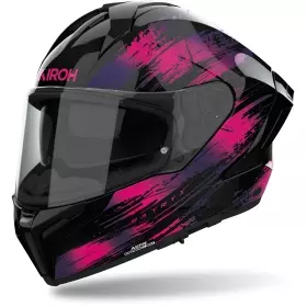 Casque Airoh Matryx Reflex Violet Bleu Noir