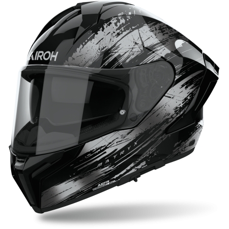 Casque Airoh Matryx Reflex Noir Gris