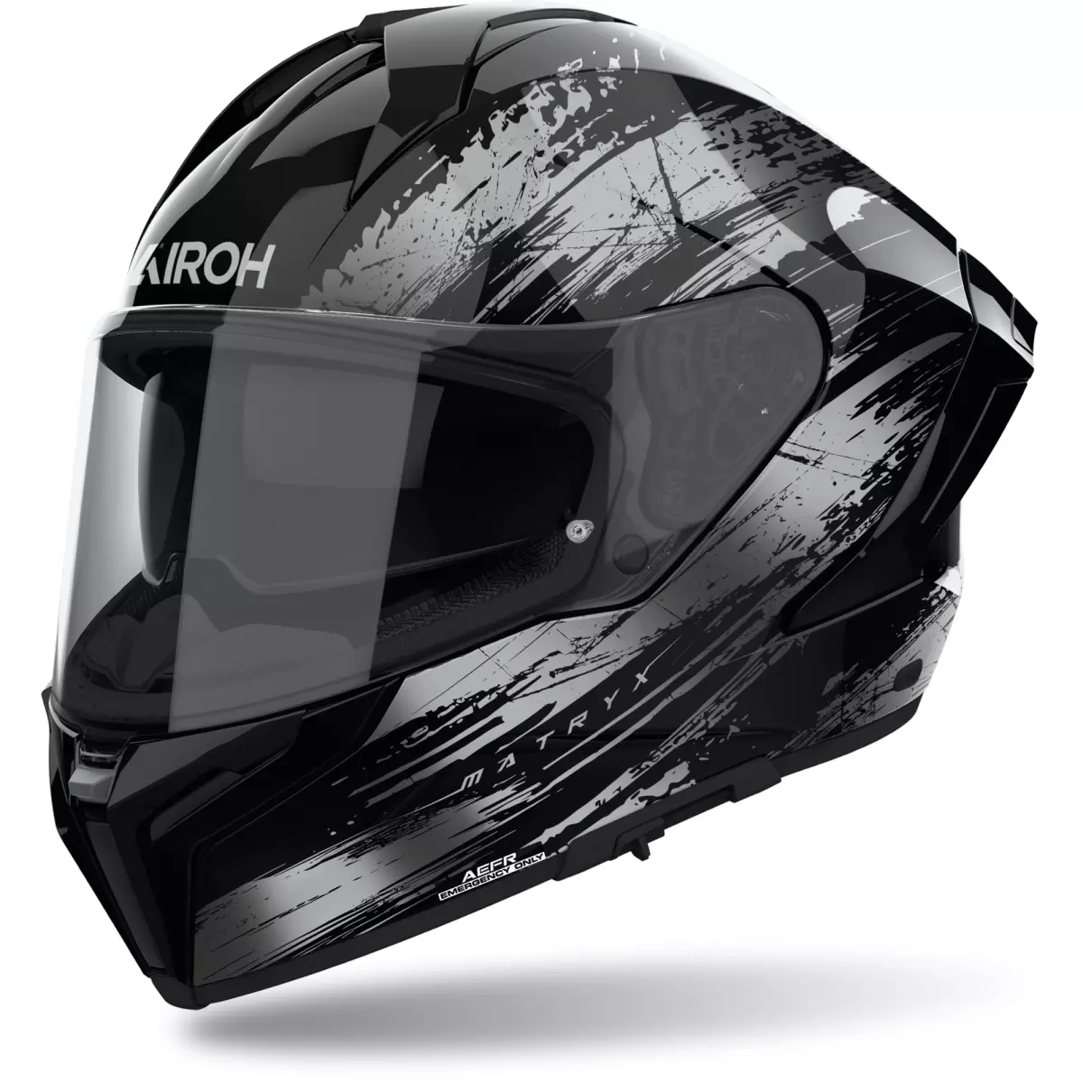 Casque Airoh Matryx Reflex Noir Gris