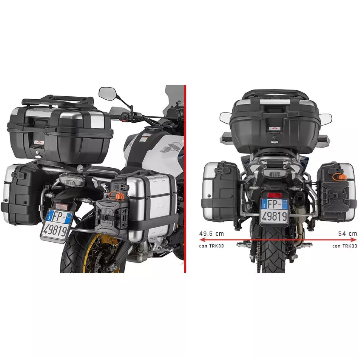 Support Valises Givi Monokey CFMoto 700MT Adventure - PL9228