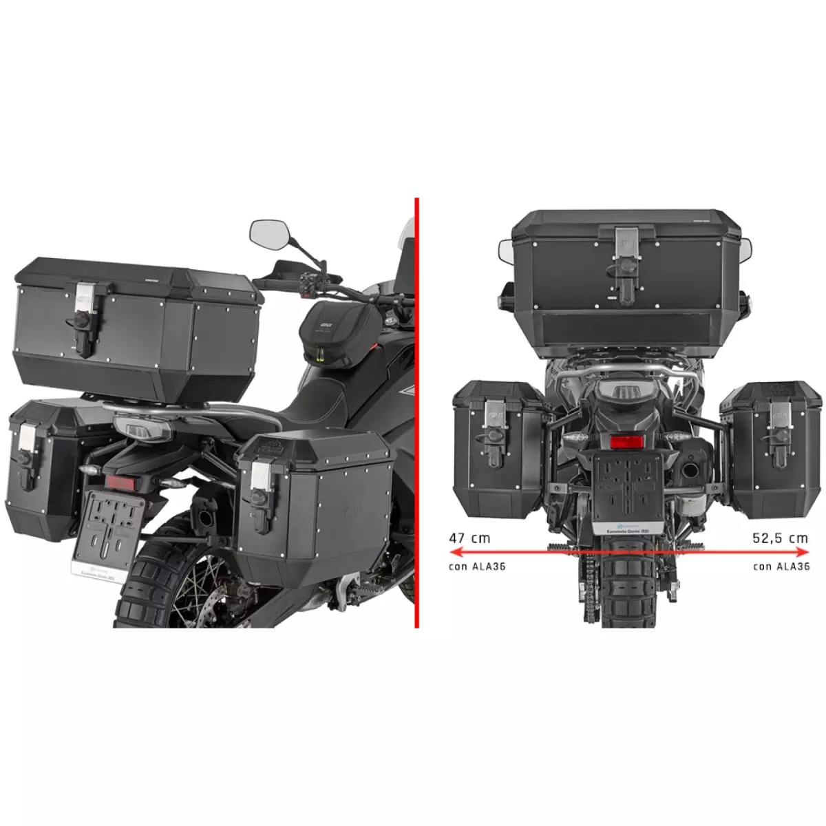 Support Valises Givi Monokey CFMoto 800MT-X - PLO9227MK