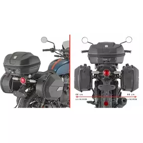 Support Valises Givi Monokey Royal Enfield Bear 650 - PLO9063MK