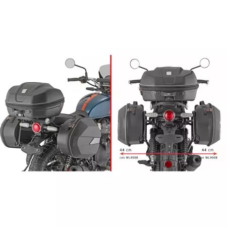 Support Valises Givi Monokey Royal Enfield Bear 650 - PLO9063MK