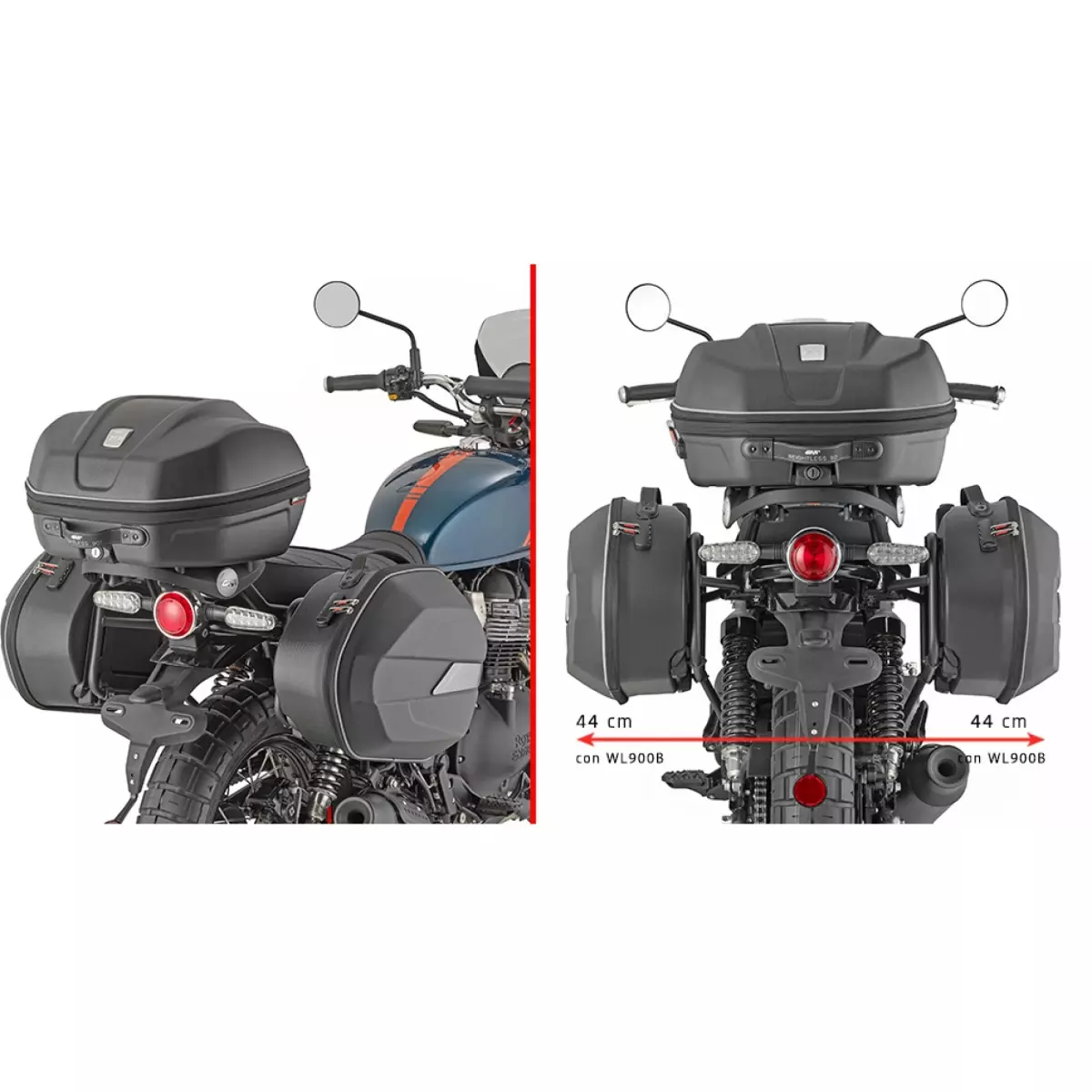 Support Valises Givi Monokey Royal Enfield Bear 650 - PLO9063MK