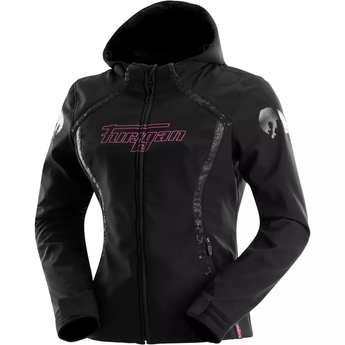 Blouson Femme Furygan Skye Noir Rose