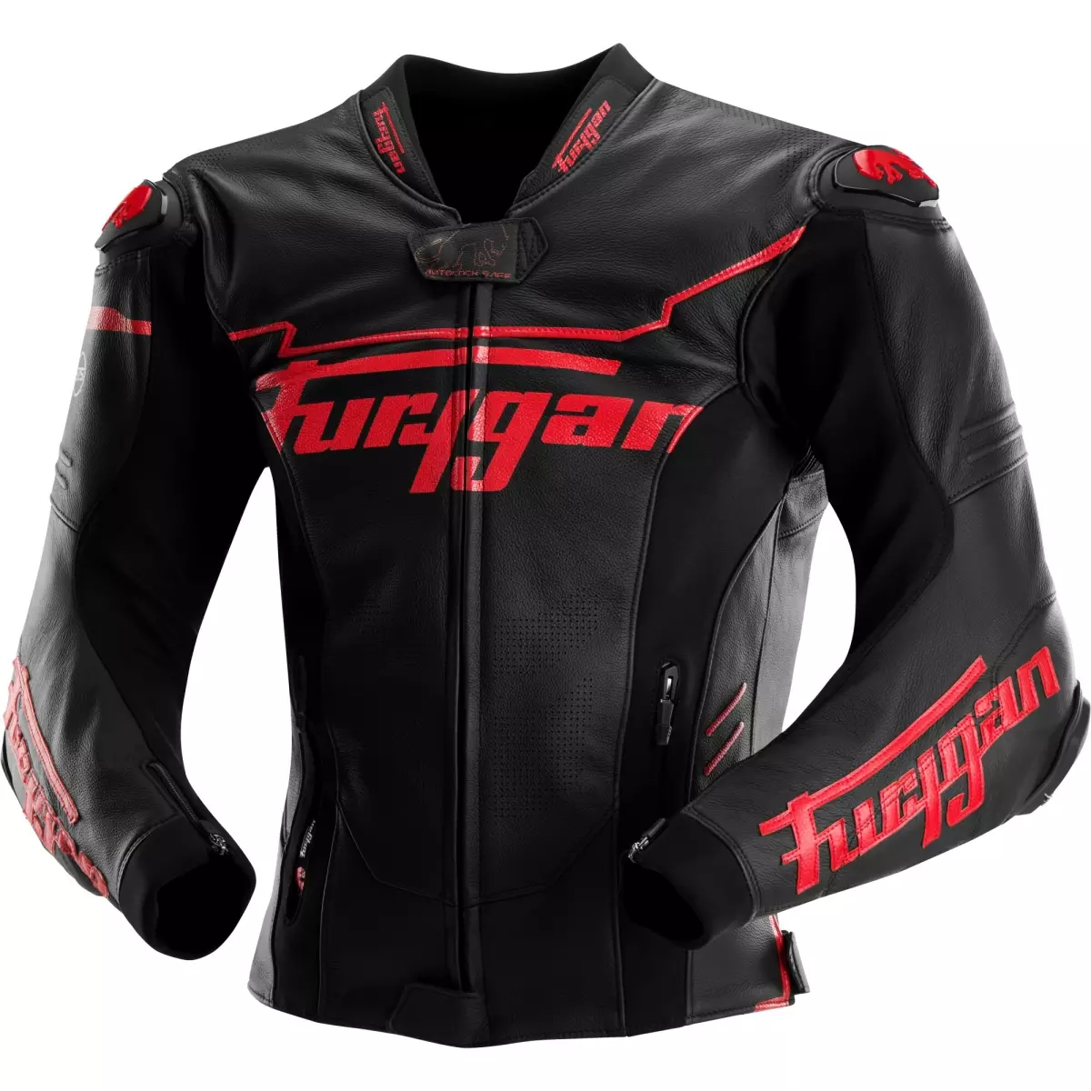 Blouson Furygan Sirius Noir Rouge