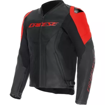 Blouson Dainese Racing 5 Perf Noir Rouge Fluo