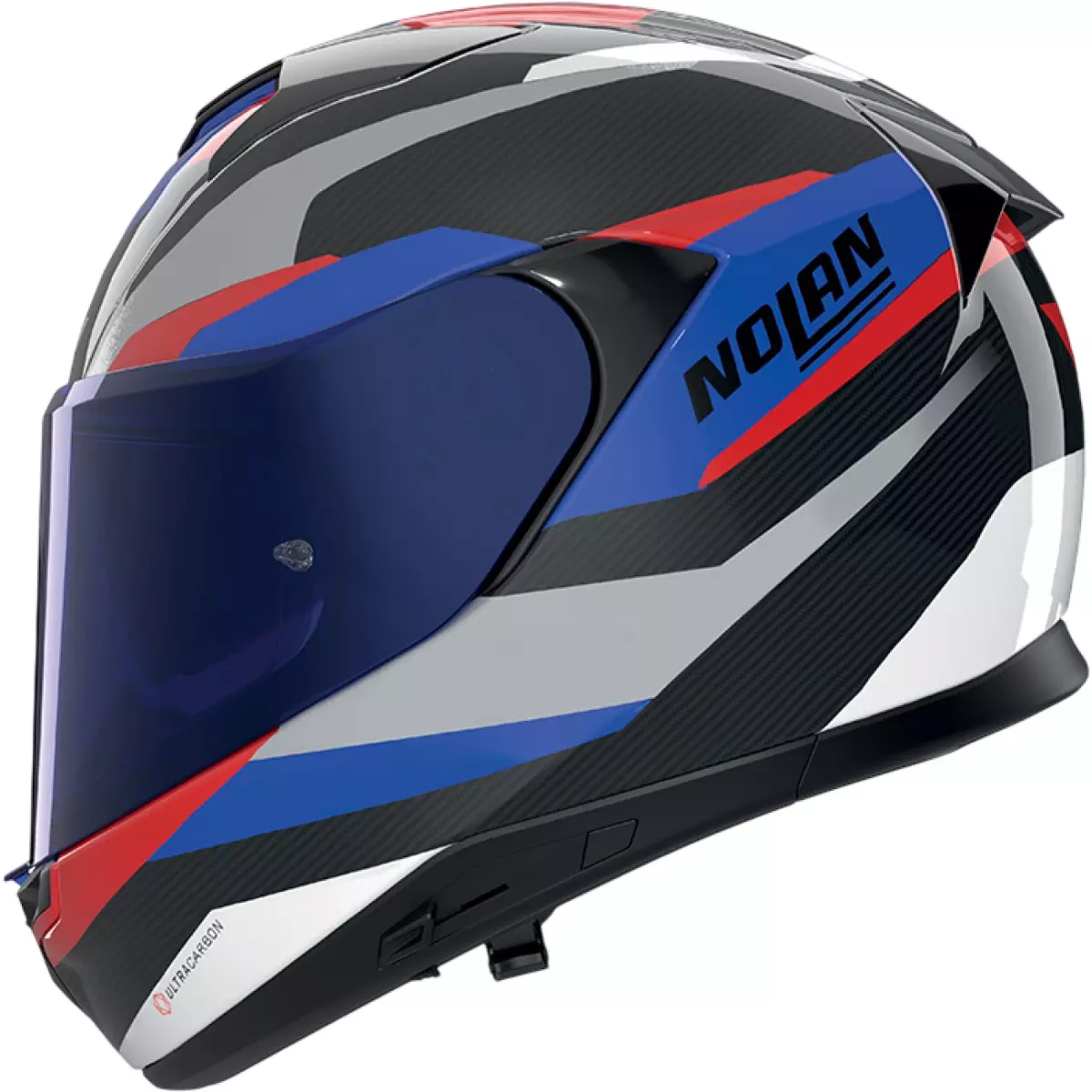 Casque Nolan X-904 Ultra Carbon Calibro Quin Noir Gris Bleu