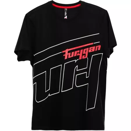 T-Shirt Furygan Rage Noir Blanc Rouge