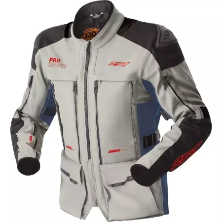 RST Blouson Moto RST PRO SERIES ADVENTURE D3O® LADY — bleu et argent