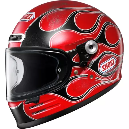 Casque Shoei Glamster 06 Blast TC-1 Rouge Noir