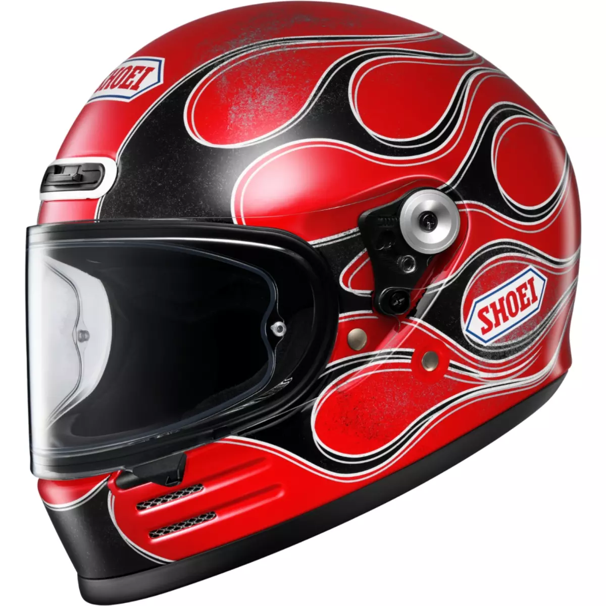 Casque Shoei Glamster 06 Blast TC-1 Rouge Noir