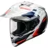 Casque Shoei Hornet ADV 06 Invigorate TC-10 Blanc Bleu Noir