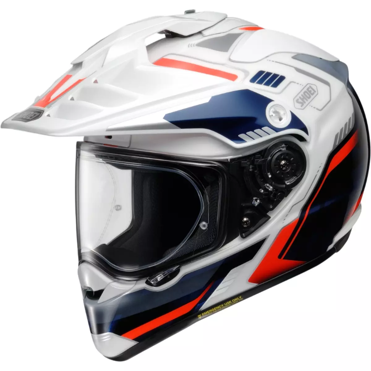 Casque Shoei Hornet ADV 06 Invigorate TC-10 Blanc Bleu Noir