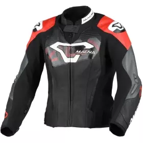 Blouson Femme Macna Blitz Noir Rouge