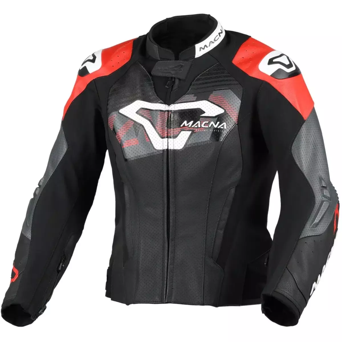 Blouson Femme Macna Blitz Noir Rouge