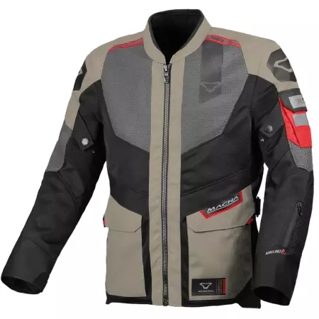Blouson Macna Travelair Taupe Noir - Blouson Moto MACNA