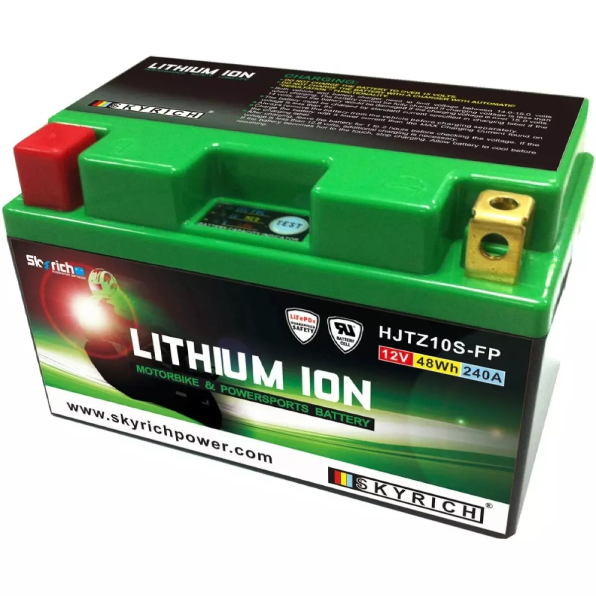 Batterie Skyrich Lithium LTZ10S 12V 8.6Ah - Prête À L'emploi